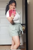 So comfortable and stylish, perfect staple for spring and summer. They go with so many things! Love the sage green. The only issue is that it's a bit loose. I'm pretty consistently a medium in bottoms but had to tie these really tight. I would probably be fine with a small. - Arvia S.
