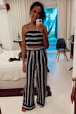 I loved this outfit so much! I wore it in Tulum for my birthday and got a ton of compliments! It fit perfect and was just such a fun look! I need to buy the white one! - Kaly H.