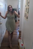 This dress is even prettier than in the picture! Love the color and it is pretty true to size. Little big on top but nothing a little fashion tape can't fix! Planning to wear it to a wedding this summer. - Lydia N.