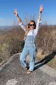 I originally purchased a medium of these same overalls in black through the Free People app and they were too big, but I would still  wear them around the house.  When I saw that Lulus was selling them as well... I bought them in a small and they were perfect. Not too baggy, not too tight, but my normal Lulus size is a Medium in most thing. Size down if you don't want them extremely baggy.  I would buy another color if I could!! - Lisa F.
