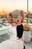 I absolutely loved this dress! I wore it for my sisters bachelorette party in Scottsdale, AZ and it was so comfortable and stylish. The fabric hugs your curves and is so comfortable! The gold zipper in the back is the perfect touch for a timeless little black dress. I'll be keeping this for future events for sure! - Madeline G.