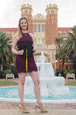 I ordered this dress for my college graduation and absolutely loved it. I got so many compliments on it and had so many people ask where I ordered it from. It's classy, elegant, and can be dressed up or down! I loved it so much that I ordered it in 2 other colors to have a wider variety in my closet. My boyfriend loves the way it looks on me and he just loves the dress in general that he asked me to wear it for his graduation photos too! - Samantha E.