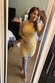 This dress is beautiful & the quality is top notch! Wore it for a family photo shoot. It doesn't have much stretch so if your in between sizes, get a size up. - Jennifer F.