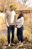 I love this top so much! I wore it for engagement photos. I have a large bust but I'm short. The sleeves were a little long. I wish I got a L instead of an Xl but it's still one of my fav tops. - Cam R.