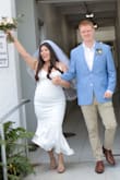 I wore this dress for my elopement and it was wonderful! It did run slightly small but I was still able to wear it. I got many compliments and would recommend this dress. - Lauren M.