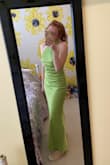 I gave this dress 5 stars for a reason, I truly am obsessed with this dress!! This was my first time ever ordering from Lulus and I am truly IMPRESSED!! I'm going to wear this at prom and I AM SO EXCITED! I would literally wear this dress at the grocery store it's so comfortable and I just feel so confident! THANK YOU LULUS! - Maria P.