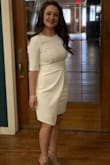 Beautiful, elegant, classy yet sexy! This dress was everything I wanted in a dress. Only warning is to watch the slip underneath because it was riding up on me a bit. - Lacy B.