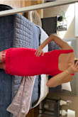 I'm usually a small with just about everything so I was sad when my size was sold out. I felt confident ordering an extra small after looking at other review photos. The dress seemed to fit a little looser than I would prefer. I'm happy that I ordered a size smaller because it fits like a glove. I can't wait to wear it on vacation. - Ashley M.
