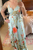 I've bought bought 6-8 dresses from lulus so far and this is the first one I've returned. The material is very pretty, thick and silky, but the construction/fit just wasn't for me. Made my look very big. - Lauren J.