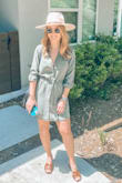 I've gotten so many compliments wearing it, I love it even more in real life and the price is so good for the quality!!
It has an internal drawstring so you can make it smaller, I have a really small head and have a hard time finding hats that fit me. The beige color is almost a very pale pink. Love it! - Marion D.