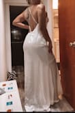 Love this dress, it's my second dress for dancing. Feels good, looks good, I only had the hips taken in by an inch to make it perfect. - Mitsy M.