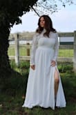 What a beautiful dress that helps show off my curves! - Katie S.