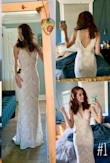 Got this dress for my wedding day in October. Incredible fit, I plan to cut the straps off in the back, they don't add anything for me and I feel it makes the dress look a tad messy when tied. Bought four dresses from Lulus and will be keeping this one for the big day. - Bekah R.
