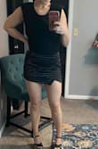 I have not worn this yet but I am looking forward to putting it on when the weather gets warmer in Minnesota. The skort is a bit shorter than I expected. While short skirts used to be my jam about 10 years ago, Im now 37-year-old mother so length means everything to me because I like to keep it a little classy. However this would go well with flats or heels and you could dress it up or dress it down. Definitely would not wear this to any type of event like a wedding or baby shower. More for vacation, or maybe going to the fair or a girls night out. - Ashley S.