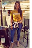 Love these jeans! I'm obsessed with the ruffle and they're so comfy! - Brooke P.
