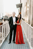 I ordered an XXS and XS, ended up keeping the XXS as it fit more snug. I love how the colors showed up in our engagement photos, how fancy the dress made me feel, and the cutouts on the sides. If I had a reason to, I would buy every color. - Allie A.