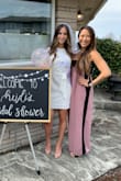 Wore this to my bridal shower and absolutely loved it! I was comfortable the entire time and the fit is great! The tie in front really adds to the dress! - Heidi K.
