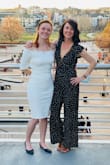 Got this pantsuit for my sister's elopement. It's incredibly cute and super comfortable. The back is completely open with ties at your neck and waist, so you can't wear a bra with it. I'd say it runs a little short as I typically have to get everything hemmed a few inches from Lulus. - Hannah R.