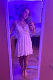 We ordered this for my daughter for (hopefully!) graduation. We read the reviews that said it runs a bit large so we ordered an XS, and it fits perfectly. She's happy with it. :-) - Cameron R.