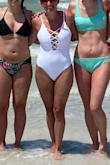 Wore this for my bachelorette and felt AMAZING!!! You never know what you'll get with a white bathing suit, but this exceeded my expectations. Felt comfortable, covered, and yet still sexy. - Mara-Lise O.