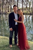 I was worried that an XS wouldn't fit my bust, but since the straps are adjustable, it did! It has plenty of coverage and holds the girls in. Such a flattering dress on! - Blake W.