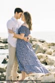 I got this dress for engagement photos and was so happy with it. Based on reviews I figured that I could comfortably fit a small, despite usually wearing a medium in other clothing items, and it was perfect! Since the top is smocked, there is plenty of stretch space. - Kaylie T.