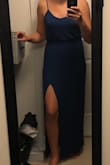 I love this dress so much! The fit is extremely flattering. Can be worn with a strapless bra or petals - Caroline S.