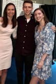 My daughter, Georgie, got this dress to wear to her sister's wedding rehearsal dinner. She loved the dress as did we - it was adorable. - Sherry I.
