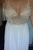 This wedding dress is so stunning!
I'm still so shocked at the quality and how expensive it looks. It's so well made and flattering. The built in bust padding/cups in the dress is so well made and hold the girls in well, no need for a bra if you don't want to wear one.
Such an elegant, classy and beautiful dress.
I'm so happy with it.
Thankyou Lulus. - Courtney V.