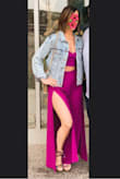I loved this outfit and got tons of compliments. I dressed
It down for a casual night out but it would be perfect for something more formal as well. I'm typically a size small but ordered a size down and it fit great! - Monica M.