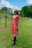 Absolutely love this dress!!! Fits perfectly! My new favorite dress! - Rachel H.