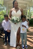 I loved this dress...it fit super snug and was very comfortable! I wore it for my vow exchange and I'm so glad I picked this dress!! - Sasha M.