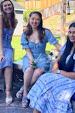 I have been waiting a year to wear this dress! It was perfect for our backyard first backyard BBQ since the pandemic! (Our crew is thankfully all vaccinated!) It was super flattering! - Holly H.