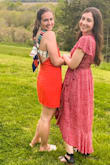 I love this dress so much! It was perfect for a spring wedding I attended and received so many compliments. It definitely fit a little snug, but the material is very flexible and breathable. It was definitely a great purchase. - Bridie B.