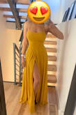 Flowy, fitted waist, stunning dress! Minimal chest coverage. - Jasmine G.