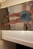 These are so cute but definitely need to be styled a certain way. I'm curvy and they fit snug on me. Not great for sitting but standing they look awesome! - Eve R.