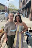 Love this dress! Better than I expected. The slits are the best bc they allow for easy in and out of cars and seats! It was cute, didn't fall from the bust and also didn't squeeze the fat too much. Would purchase again. :) - Sarah R.