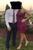 This dress was very comfortable, I wore it with some nude strappy heels (similar to the model) and got many compliments! - Brianna B.