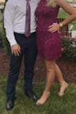 My feet were a bit sore at the end of the reception, following a few hours of dancing and socializing. Next time I will bring sandals to change into. However, they still were perfect for the occasion and were true to size! - Brianna B.