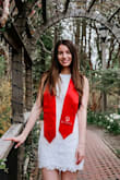 I am in love with this dress! I got this dress for my graduation photos and I'm very happy I did. The quality is fantastic. I highly recommend this dress. - Amanda C.