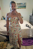 This dress is SO GORGEOUS!!!! I love the design and all of the slits on it. So many compliments! - Alaina T.