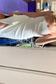 I originally bought this for my bridal shower but the slit is a little scandalous so be aware of that when ordering! I'm going to wear it for my bachelorette instead. - Kenzie Q.