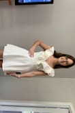I have a very small chest and this dress was a little loose on top! It fit great in the waist but the straps kept falling off my shoulders. - Brenna C.