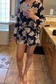 It's super cute! I bought it based on other reviews from tall women that this romper actually fit. It does, it's short but if you are tall and ok with short shorts get it! - Stutz S.