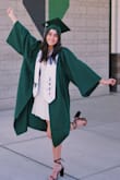 When I first ordered this dress I was a little nervous about how it would fit me but I AM IN LOVE! I wore it for my graduation photoshoot and it fit amazingly! - Celine Y.