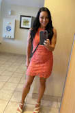 I have This dress in 2 colors, so cute! I have a muscular build, small bust, fits perfect. - Jessicca W.