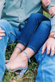 These shoes are adorable! I was surprised at the heel height and how very comfortable they were. They're sturdy even with just the ankle strap. I wore them for engagement photos and had been walking around in fields and uneven ground and they held up great. - Rachael L.