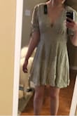 This dress is very cute but definitely could have sized down, unfortunately the small was sold out. - Lauren E.