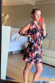 This dress is a win-win. Pretty, flowy, floral. How can you go wrong? I love the slits on the arms. It really is my go-to dress. - Jessica M.