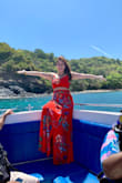 The dress is gorgeous and it was perfect for our vacation! Definitely recommend! - Monica